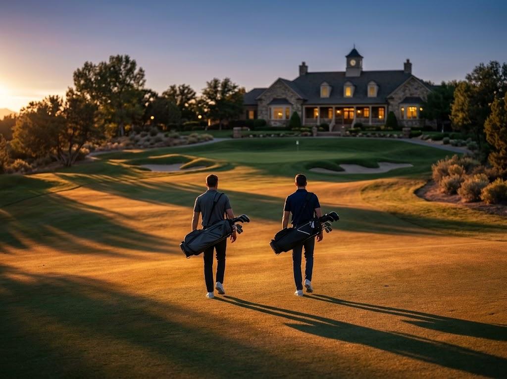 An unforgettable golf experience at dusk